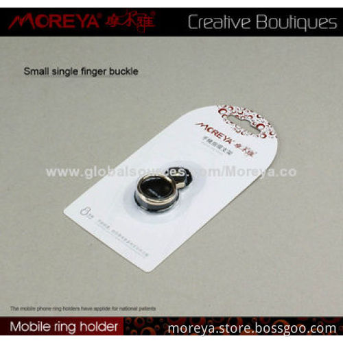 Finger Ring Holder for Smartphones, Tablet PCs, Accessory, Sized 50 x 40 x 14mm, Zinc Alloy Material